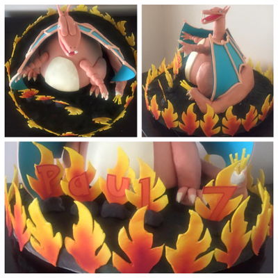 Charizard - Pokemon Cake