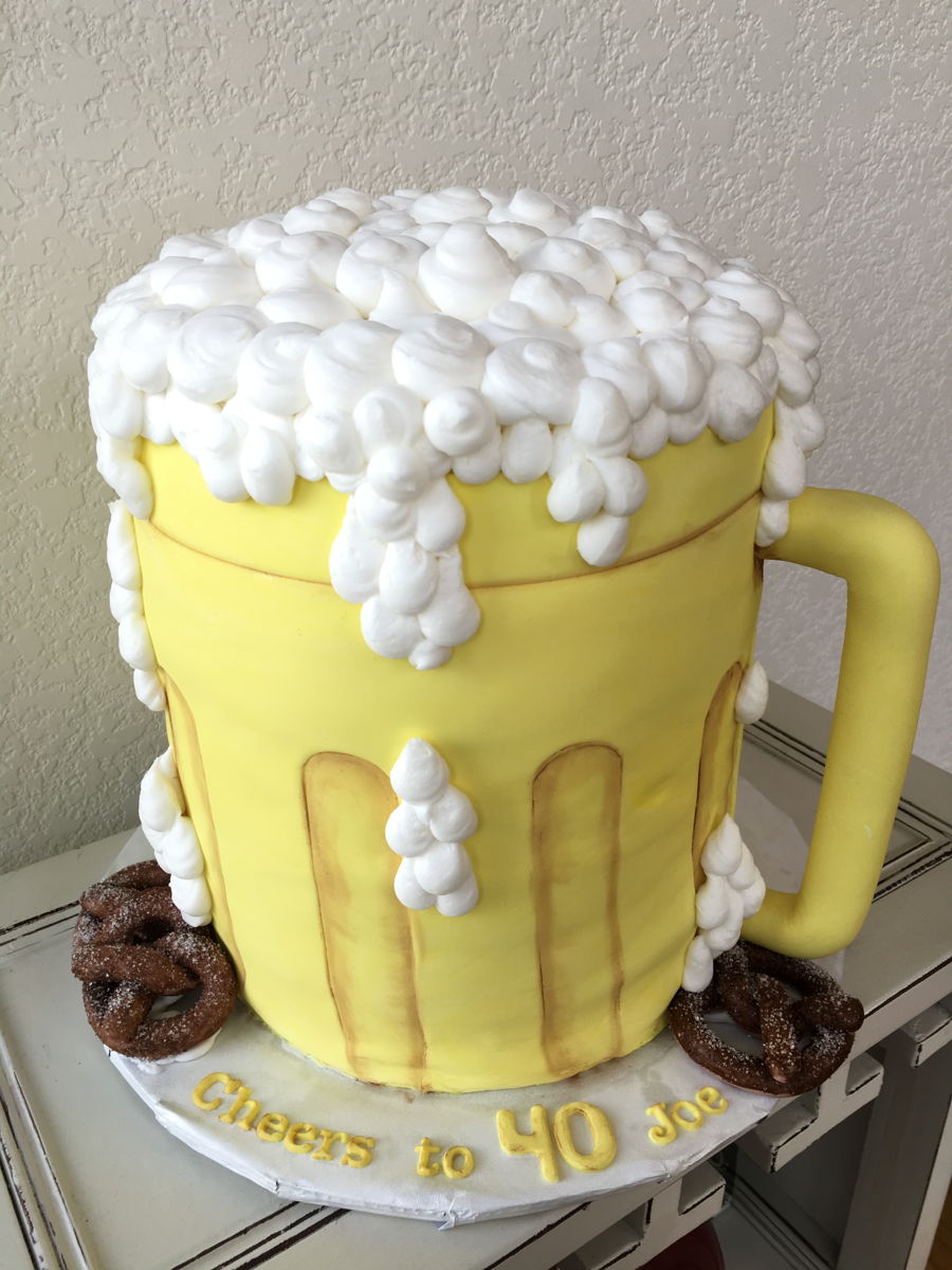 Beer Mug Cake - CakeCentral.com