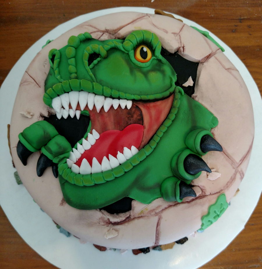 T Rex Dinosaur CakeCentral