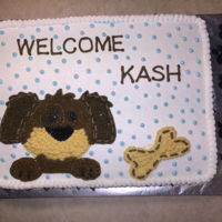 Baby Boy Shower Cake This is an all buttercream cake. It was for a little boys baby shower. It was so cute and fun to make.