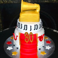 Grammy Cake Chocolate Mud Cake & Marble Cake with FondantRice Krispy & Gum Paste Grammy