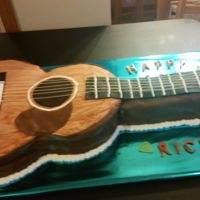 Guitar Birthday Made this for a 50th Birthday. Got my inspiration through Cake Central. So Thank you