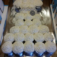 Wedding Dress Cupcakes Made for a bridal shower