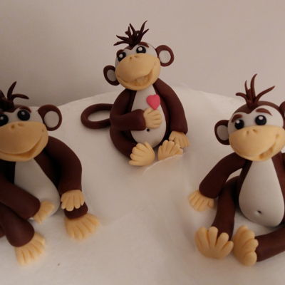 Fondant Monkeys