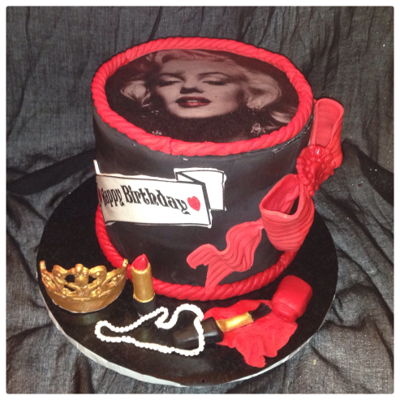 Marilyn Monroe Birthday Cake