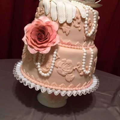 Vintage Birthday Cake