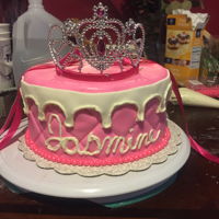 Birthday Cake This is a birthday cake I made for my friend's younger sister. It's vanilla cake with Italian merengue buttercream filling and...