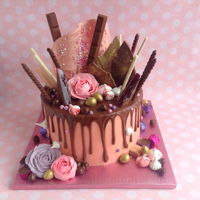 Chocolate Drippy Cake Chocolate extravaganza cake