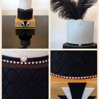 They Say A Little Party Never Hurt No Body!!! A Birthday Cake for my good friends Great Gatsby Birthday party!