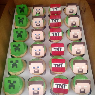 Minecraft Cake Decorating Photos