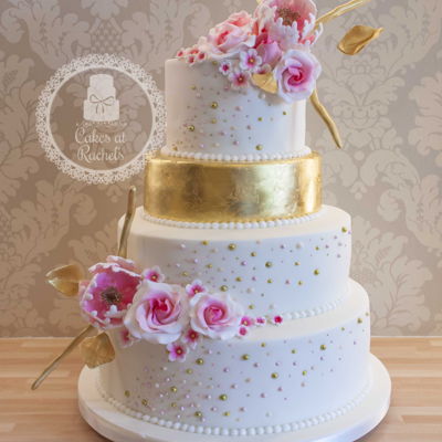Naomi & Koku's Wedding Cake