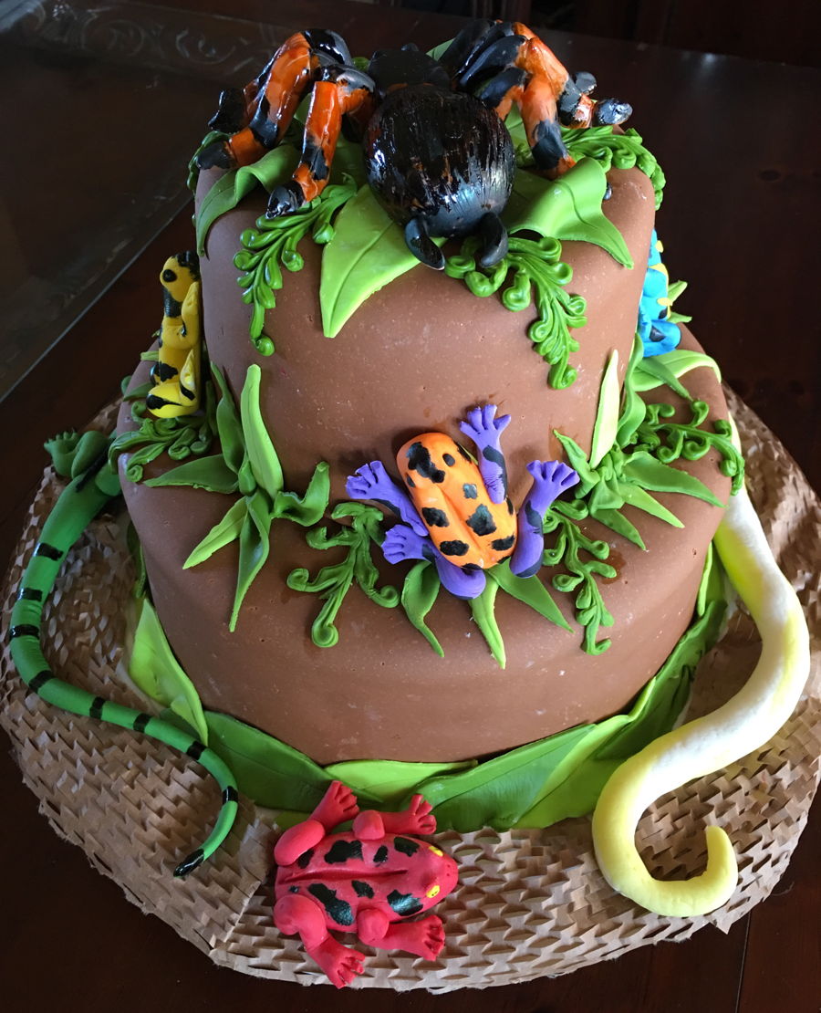 Reptile/rainforest Cake