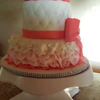 Baby Shower This one is strawberry and vanilla, with lots of ruffles and a crown for the Princess!