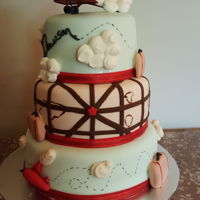 Baby Shower I was shown a pic of this cake (don't know who to give credit to) and it turned out great! It's one of my faves!