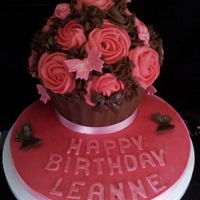 Giant Cupcake Chocolate she'll and buttercream