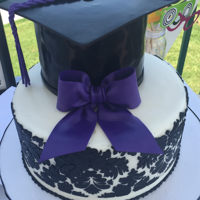 Graduation I made this for my daughter's high school graduation. First time using a stencil & found out that it's not as easy as it...