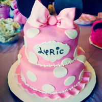 Minnie Mouse Birthday Minnie Mouse cake for a 1st birtday