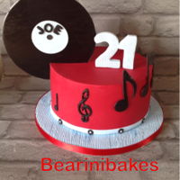 Music Lovers Cake Chocolate biscuit cake