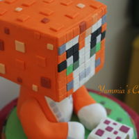 Stampy Cat Minecraft Cake My son is a BIG fan of Mr. Stampy Cat on youtube. He loved this Stampy Minecraft cake for his 7th birthday.