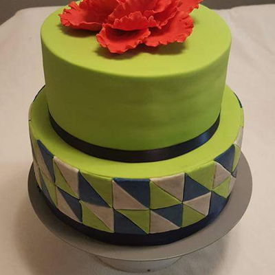 Color Block Cake