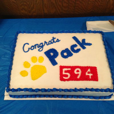 Cub Scout Cake