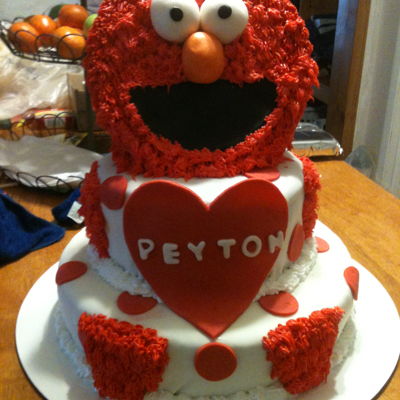 Elmo Cake