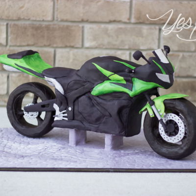 Motorcycle Cake