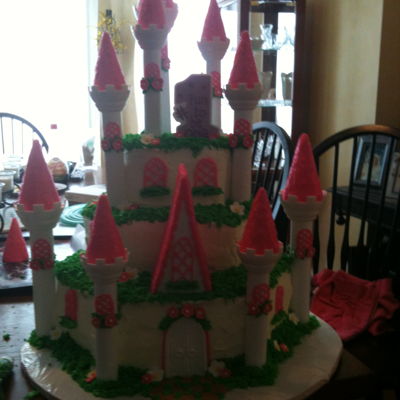 Princess Castle Cake