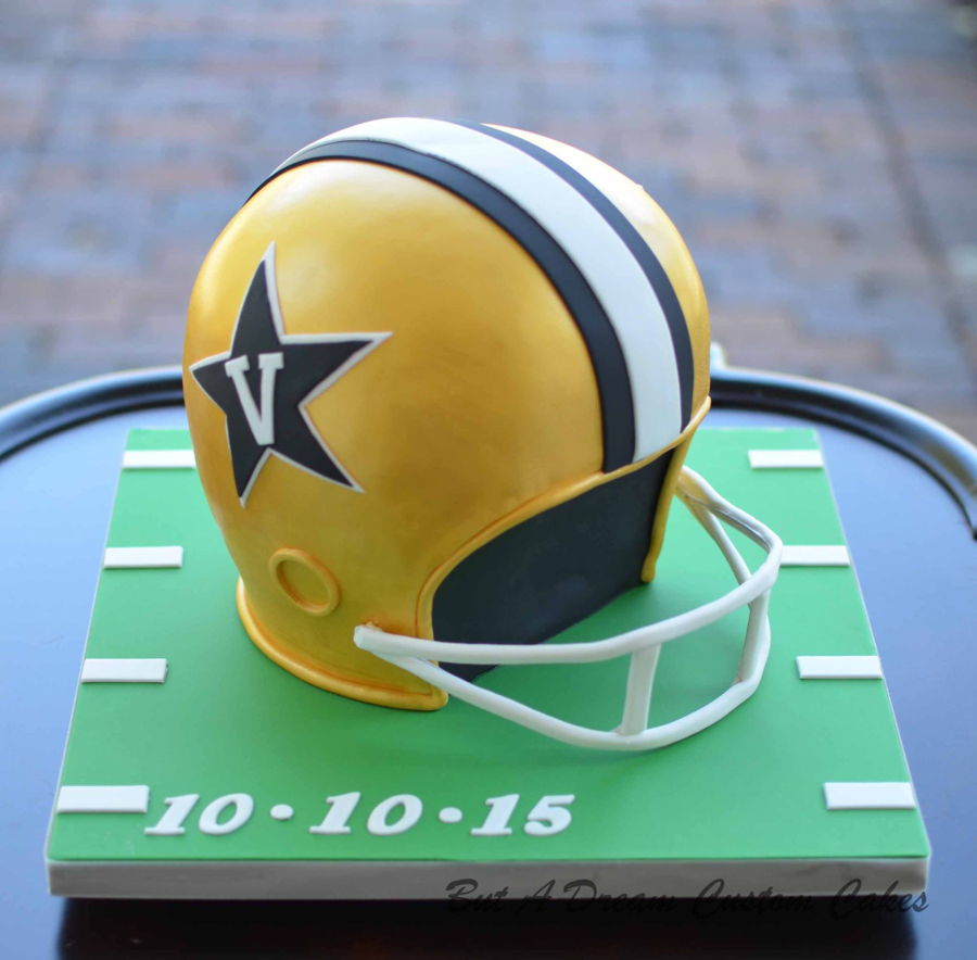 Football Helmet Cake