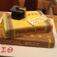 Graduation Book Cake Graduation