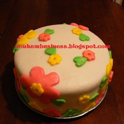 Spring Flower Layer Cake