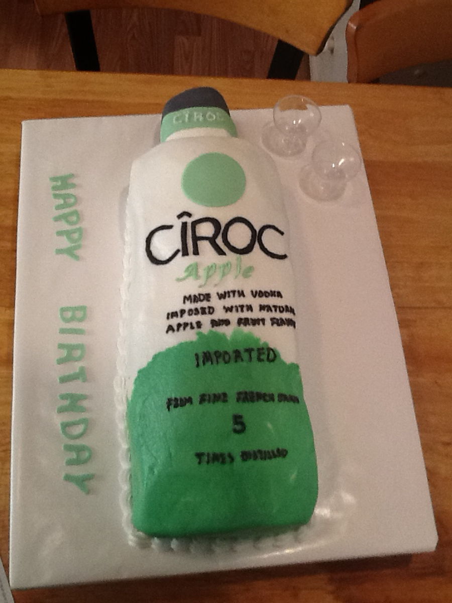 Apple Ciroc Birthday Cake Apple Ciroc Birthday Cake