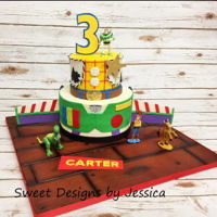 Carter's 3Rd Toy Story themed 3rd bday