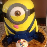 Minion Birthday Cake 3D Minion Birthday Cake!