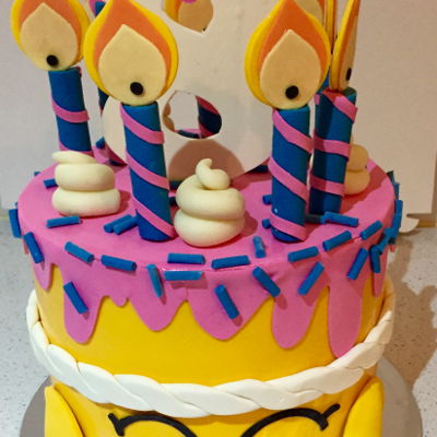Chocolate Shopkins Birthday Cake