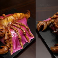 Dron Starcraft, 3D Cake Cake Dron Starcraft 3D. Computer gamerace:Zorgfunction: Builderweapon: claws