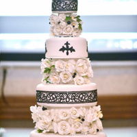 Friends Wedding Cake Wedding cake I made for two dear friends, both Steelers fans. They wanted a little nod to their team on their wedding cake.