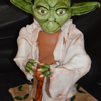 Yoda Cake Yoda sculpture cake