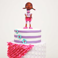 Doc Mcstuffins Cake Doc McStuffins cake made for a little girl who had a party with that theme.