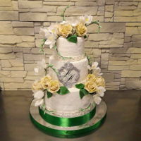 Green Wedding Cake Cake for green wedding ceremony