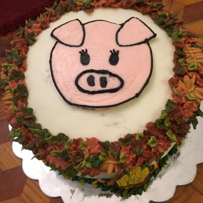 Pig Pickin' Party Cake!