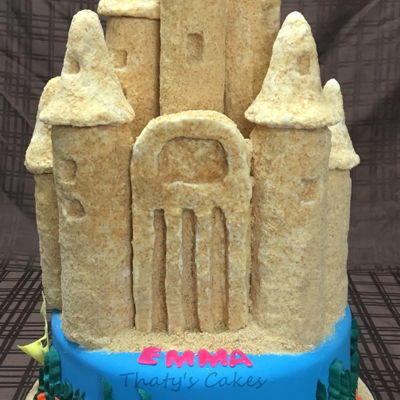 Sand Castle Cake