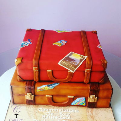 Traveling Suitcase Cakes