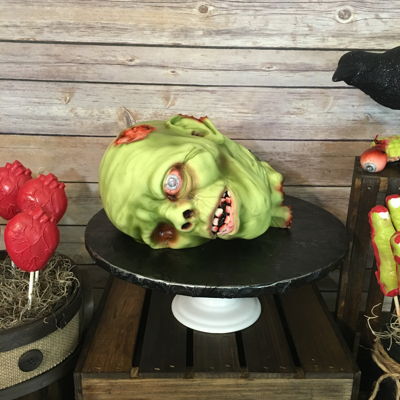 Zombie Walking Dead Head Cake "give Me Brains"