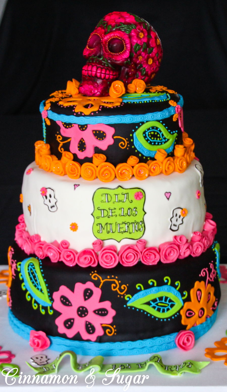 Dia de los muertos cake decorations Idea