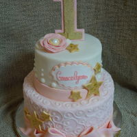 1St Birthday pink and gold