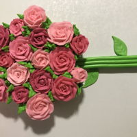 Rose Bouquet Made this buttercream rose bouquet for my mom's birthday