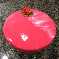 Strawberry Mirror Cake Strawberry mirror cake