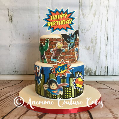Superheroes Cake