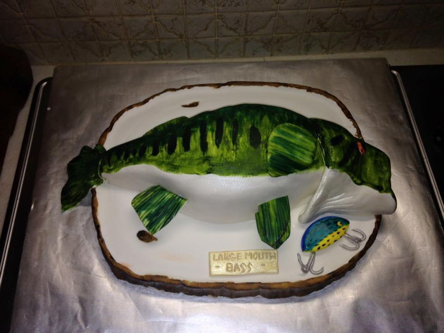 Bass Fish Cake - CakeCentral.com